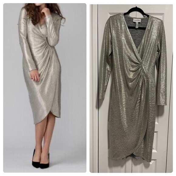 Joseph Ribkoff Dresses & Skirts - Joseph Ribkoff Silver Dress